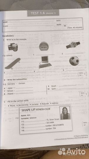 Spotlight test booklet 6