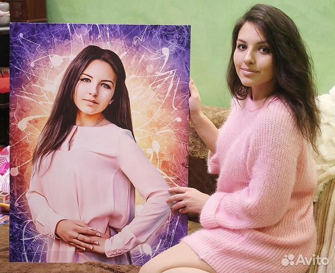 Портрет на холсте по фотографии