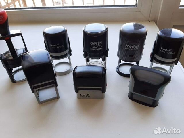 Оснастка для печати бу Trodat 8 шт