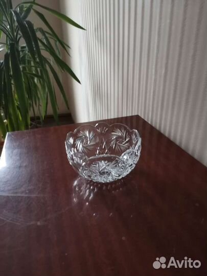 Салатница хрустальная СССР