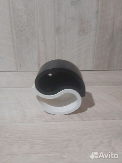 Гипсовое кашпо Инь-Янь