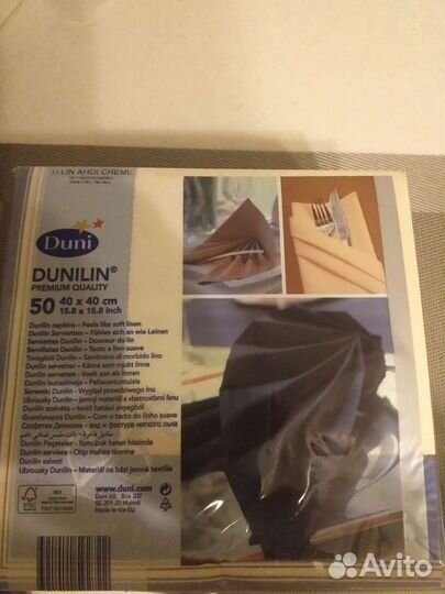 Декор Салфетки dunilin фактура льна