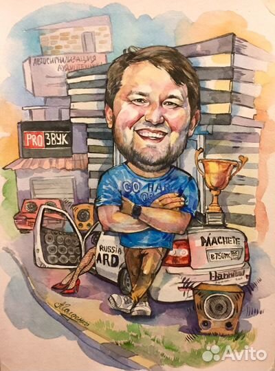 Шаржи-портреты