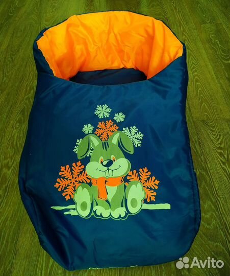 Матрасик для санок с чехлом