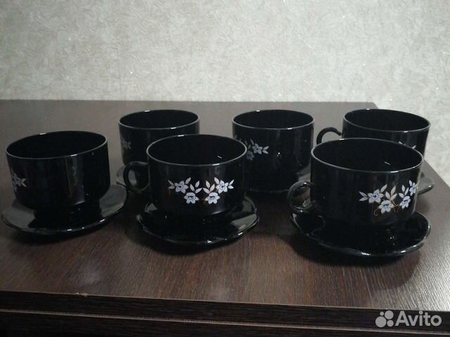 Чашка с блюдечком 6 шт