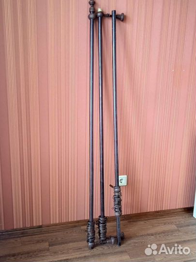 Карнизы деревянные 1,50 м - 3 шт