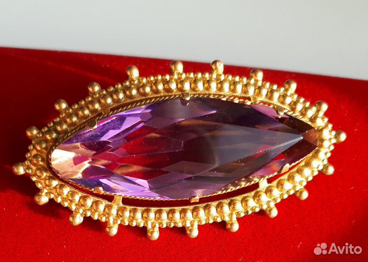 Брошь винтаж чехословакия