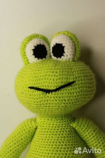 Вязаная лягушка