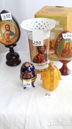 Сувениры Яйцо Кулич свеча Собор лазер.рис