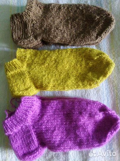 Носки и следки ручной работы