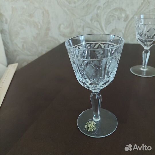 Рюмки хрустальные 8 шт.Югославия
