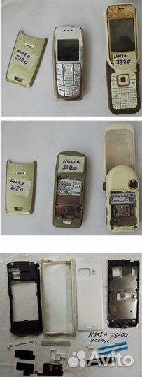 Nokia старые неисправные (разные, см. список+ фото