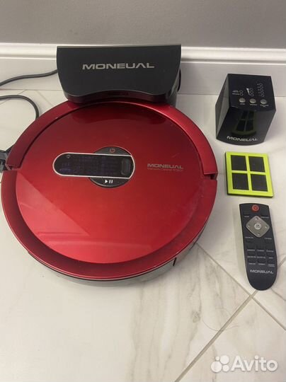 Робот пылесос moneual MR7700 умный дом красный