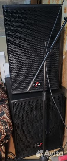 Комплект акустики Das audio. 2 4 кВт