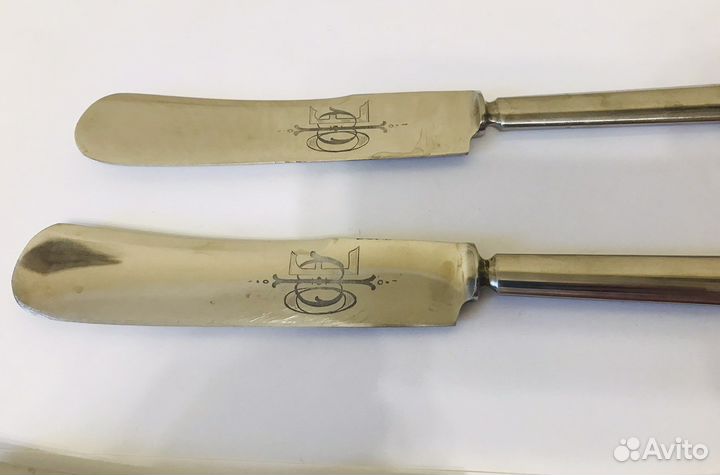 Антикварные ножи вилки Златоуст ранние Советы