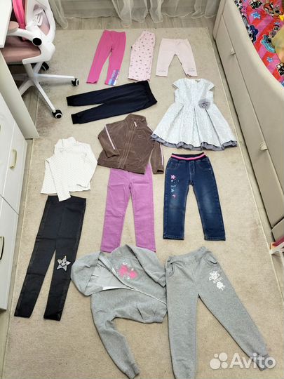 Одежда пакетом на девочку 110 116