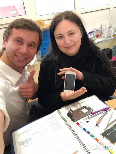 Ремонт iPhone - замена Дисплея, Батареи, Стекла