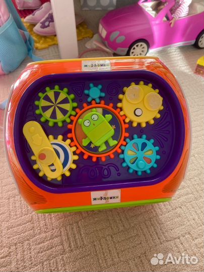 Детский развивающий кубик