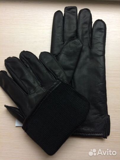Перчатки мужские кожаные