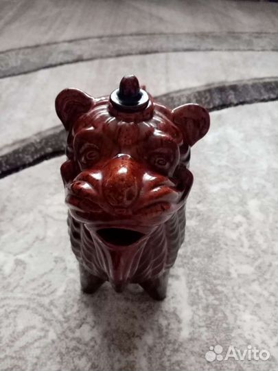 Лев керамический