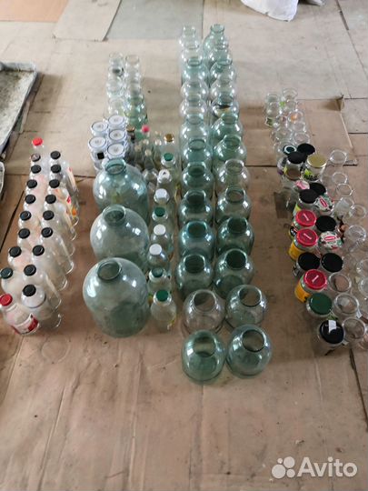 Банка стеклянная разная