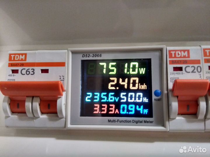 Измеритель мощности на DIN