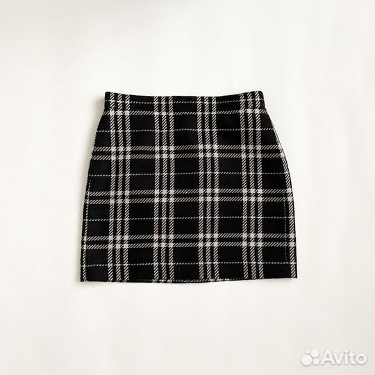 JCrew твидовая юбка мини M