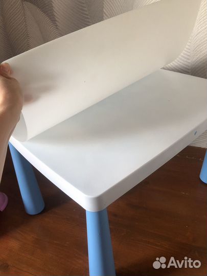 Детский стол и стул IKEA маммут