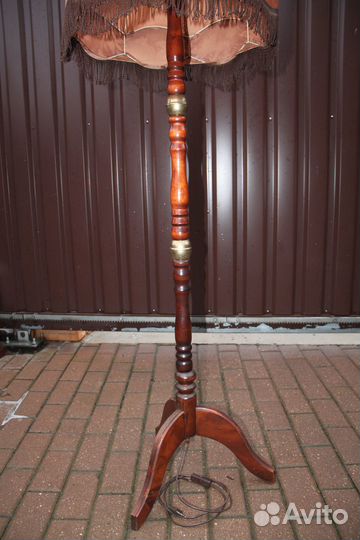 Торшер напольный светильник маркиз абажур гдр СССР