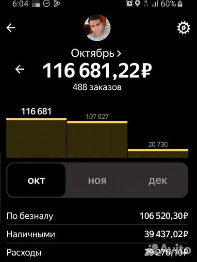 Водитель на личном авто