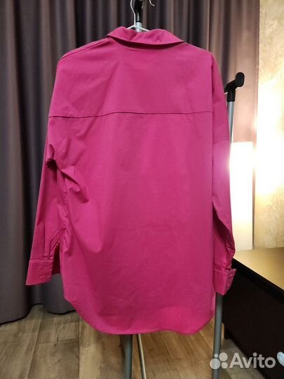 Рубашка женская оверсайз 44 46