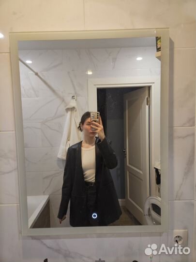 Кожаный пиджак Zarina