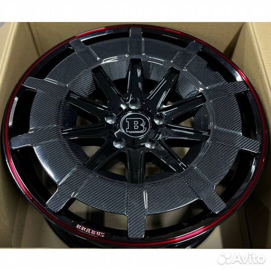 Кованые диски R24 на Mercedes brabus monoblock Z Carbon Edition