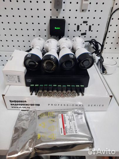Видеонаблюдение комплект
