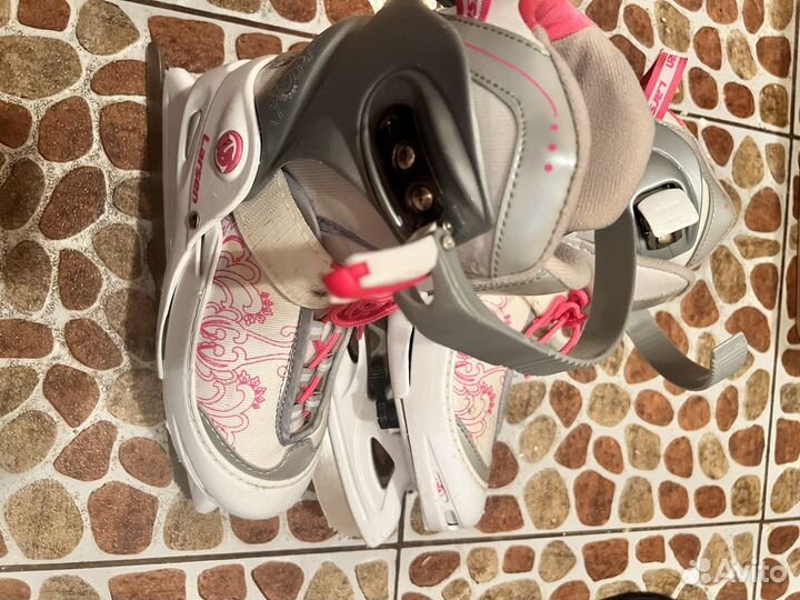 Коньки раздвижные для девочки 30-33