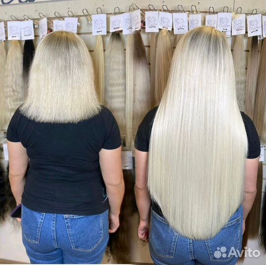 Наращивание волос в салоне гарантия