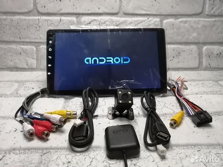 Магнитола на андроиде 9 дюймов + камера з/в