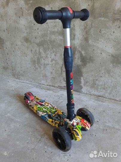 Самокат детский трехколесный бу