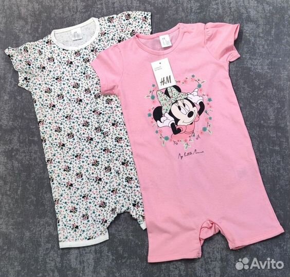 Песочники на девочку лето 2 штуки 92