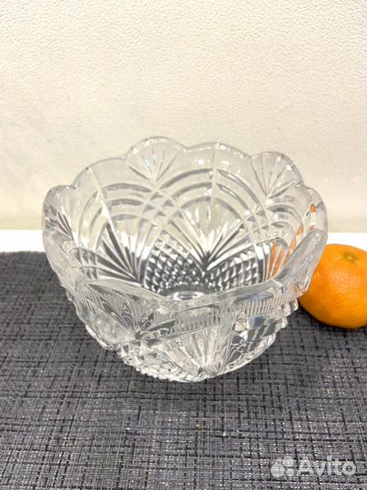 Салатник хрустальный СССР