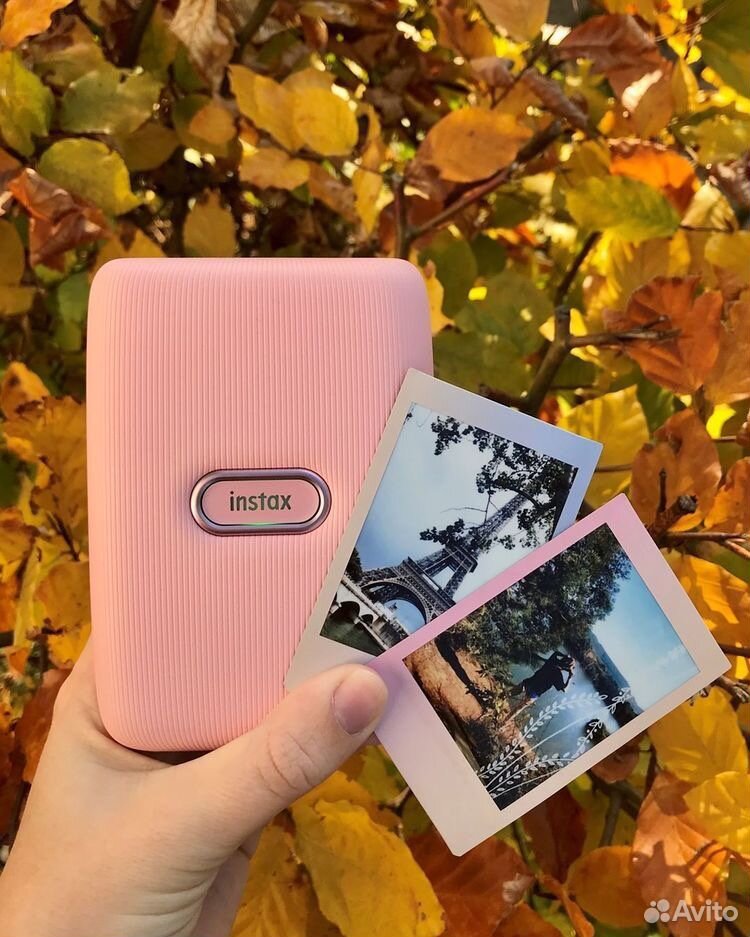 Печать фото instax mini в стиле polaroid