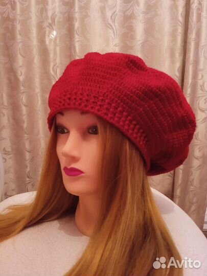 Берет вязаный(57-58)новый