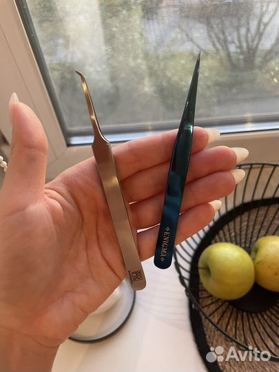 Пинцет для наращивания ресниц