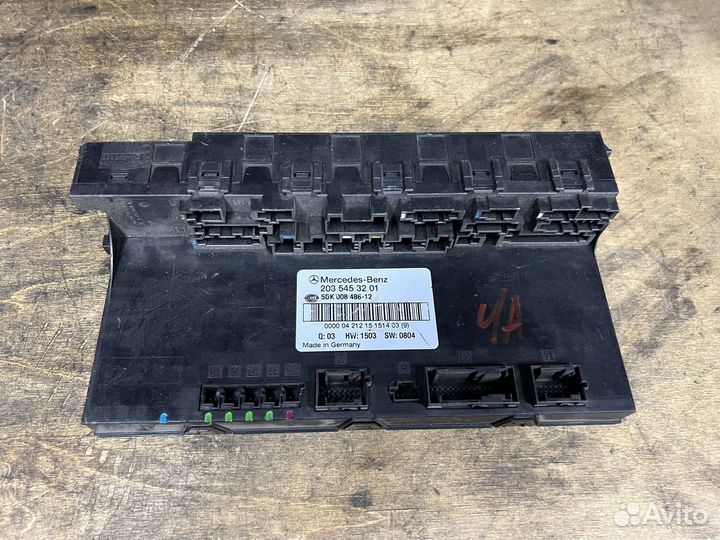 Блок SAM задний Mercedes Benz W203 W209