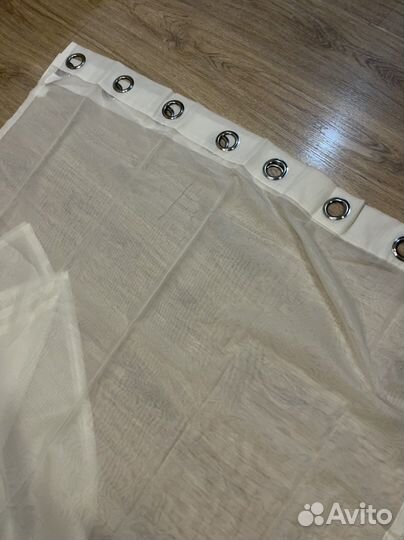 Шторы тюль новые (комплект из 2 шт)