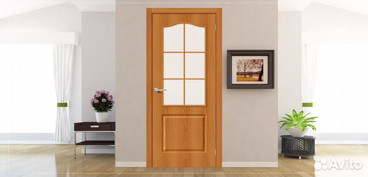 Двери межкомнатные 32С.Финиш Флекс.Л-02 Милан Орех