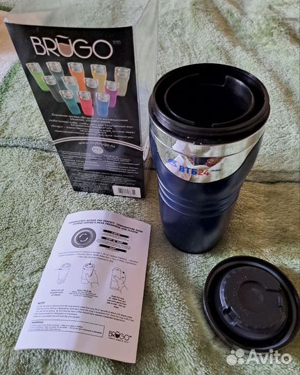 Термокружка, термос, кружка с футболом