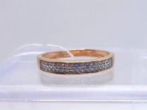 Золотое кольцо с бриллиантами 17 р