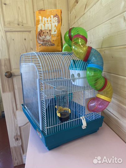 Клетка для сирийского хомяка большая