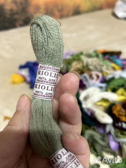 Мулине Риолис шерстяные остатки